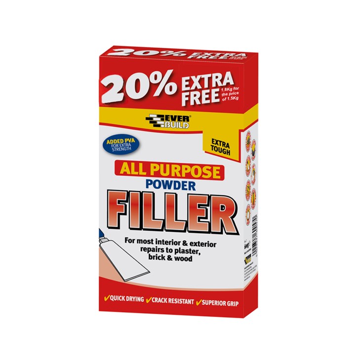 Everbuild All Purpose Powder Filler 1.5Kg